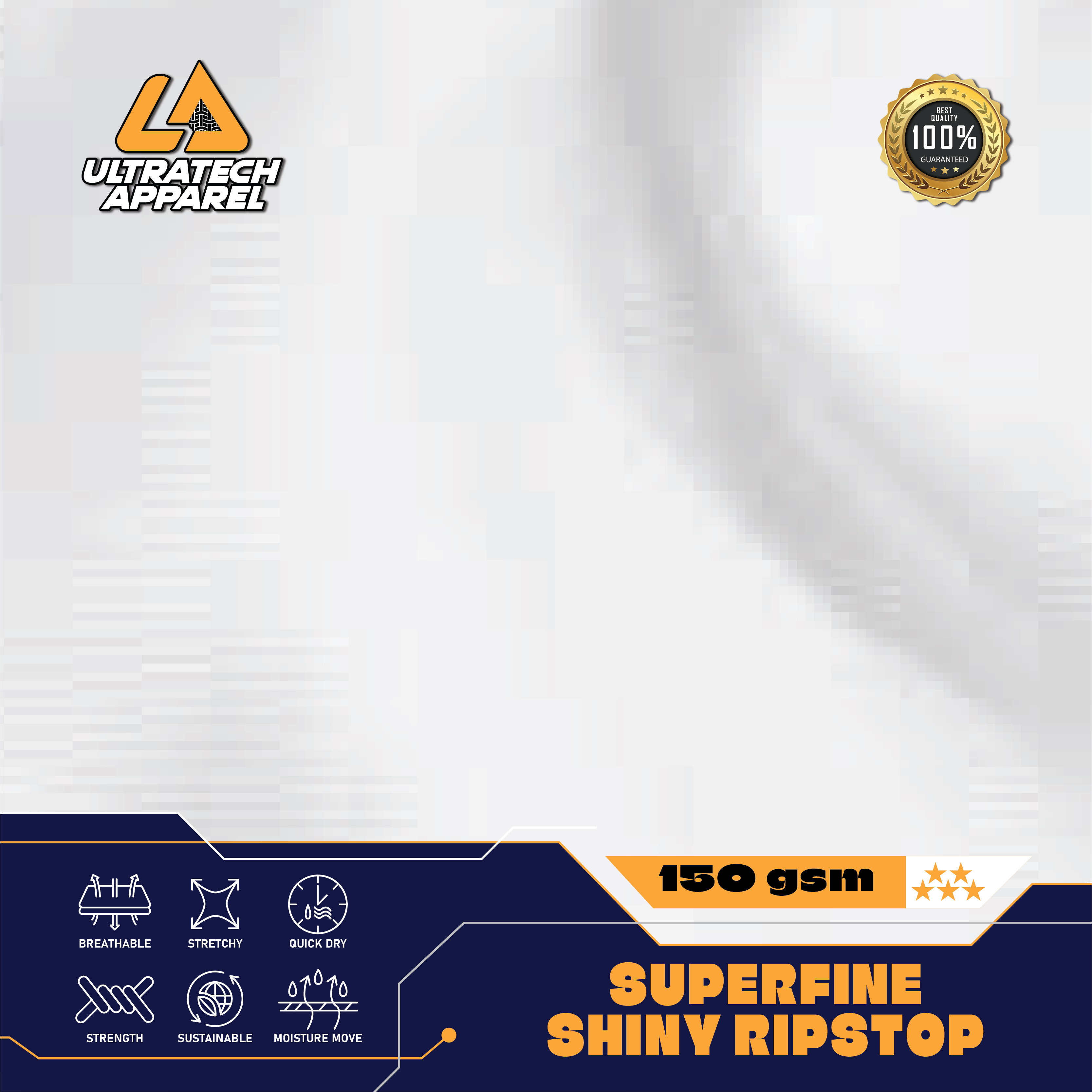 Shiny Ripstop (150GSM)